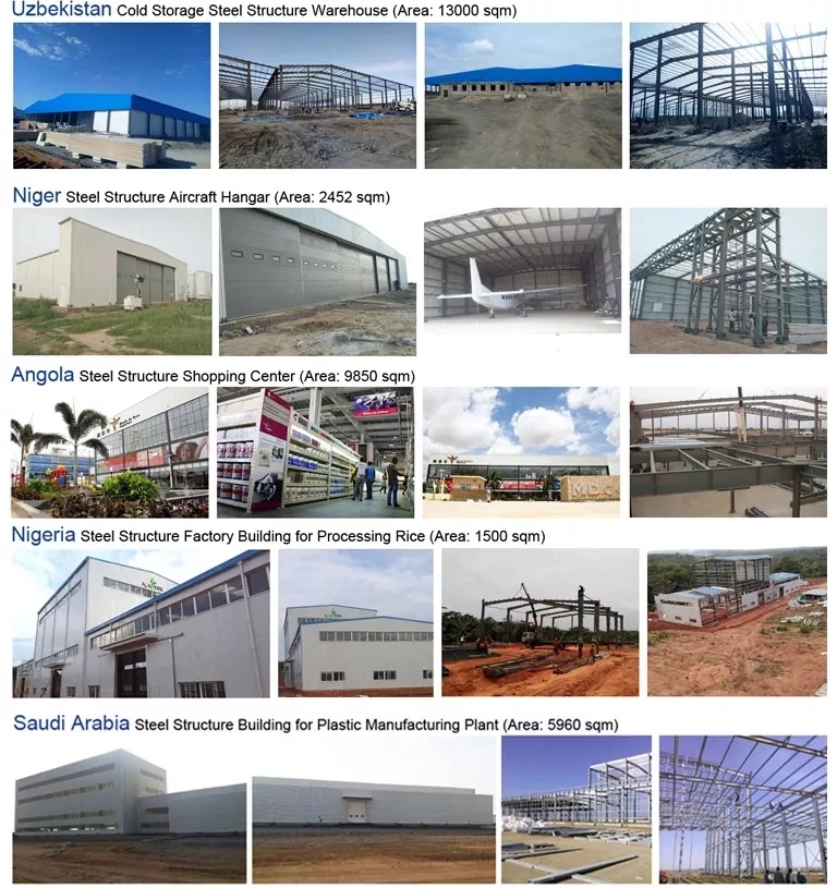 Sơn Xây dựng cấu trúc thép OEM Xưởng kho cấu trúc thép tiền chế 14