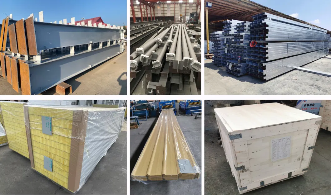 H Section Steel Warehouse Xây dựng kho thép công nghiệp nhẹ 4